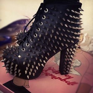 Jeffrey Campbell studded spike heels